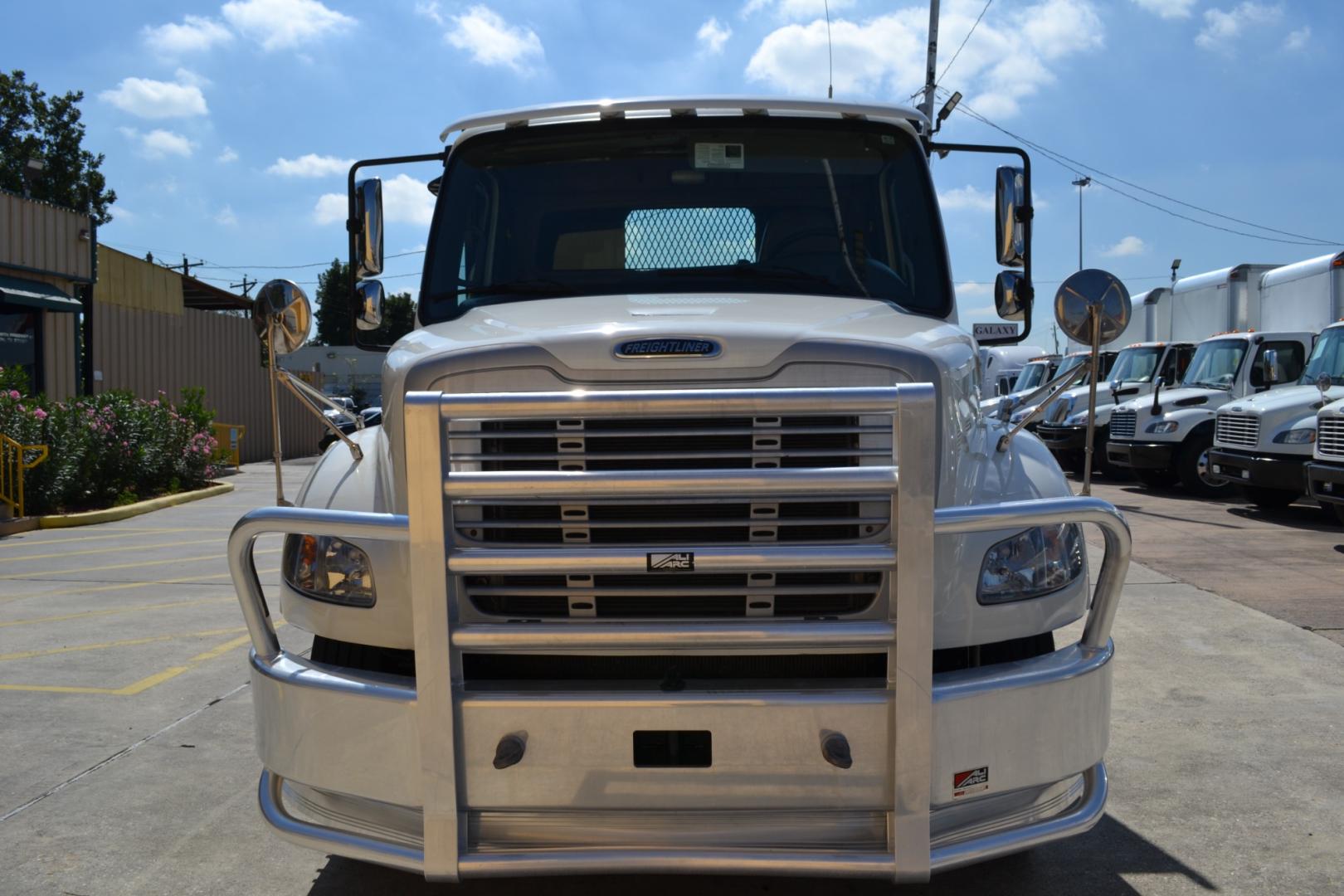 2017 WHITE FREIGHTLINER M2-112 with an DETROIT DD13 12.8L 350 HP engine, EATON FULLER 10SPD MANUAL transmission, located at 9172 North Fwy, Houston, TX, 77037, (713) 910-6868, 29.887470, -95.411903 - Photo#1