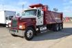 2013 RED /GRAY MACK CHU613 with an MACK MP8 12.8L 505HP engine, MAXITORQUE 18SPD MANUAL transmission, located at 9172 North Fwy, Houston, TX, 77037, (713) 910-6868, 29.887470, -95.411903 - BRAND NEW 17.5FT DUMP BODY, 14K FRONT, 40K REARS, AIR RIDE, FULL LOCKERS, ENGINE BRAKE, WB: 238", RATIO: 3.98, ALUMINUM WHEELS, ELECTRIC TARP, 11R24.5, 175 GALLON FUEL CAPACITY, POWER WINDOWS, LOCKS, & MIRRORS, COLD A/C, FLEET MAINTAINED - Photo#2