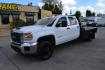 2019 WHITE /BLACK GMC 3500 with an DURAMX 6.6 L TURBO DIESEL engine, AUTOMATIC transmission, located at 9172 North Fwy, Houston, TX, 77037, (713) 910-6868, 29.887470, -95.411903 - 9FT FLATBED, 93" WIDE , WB: 172", 13,200 GVWR, 4X4, GOOSENECK/BUMPER PULL HITCH, 2 X TOOLBOXES, EXHAUST BRAKE, POWER WINDOWS, LOCKS, & MIRROS - Photo#0