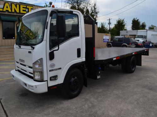 2012 ISUZU NPR 16 FT FLATBED 