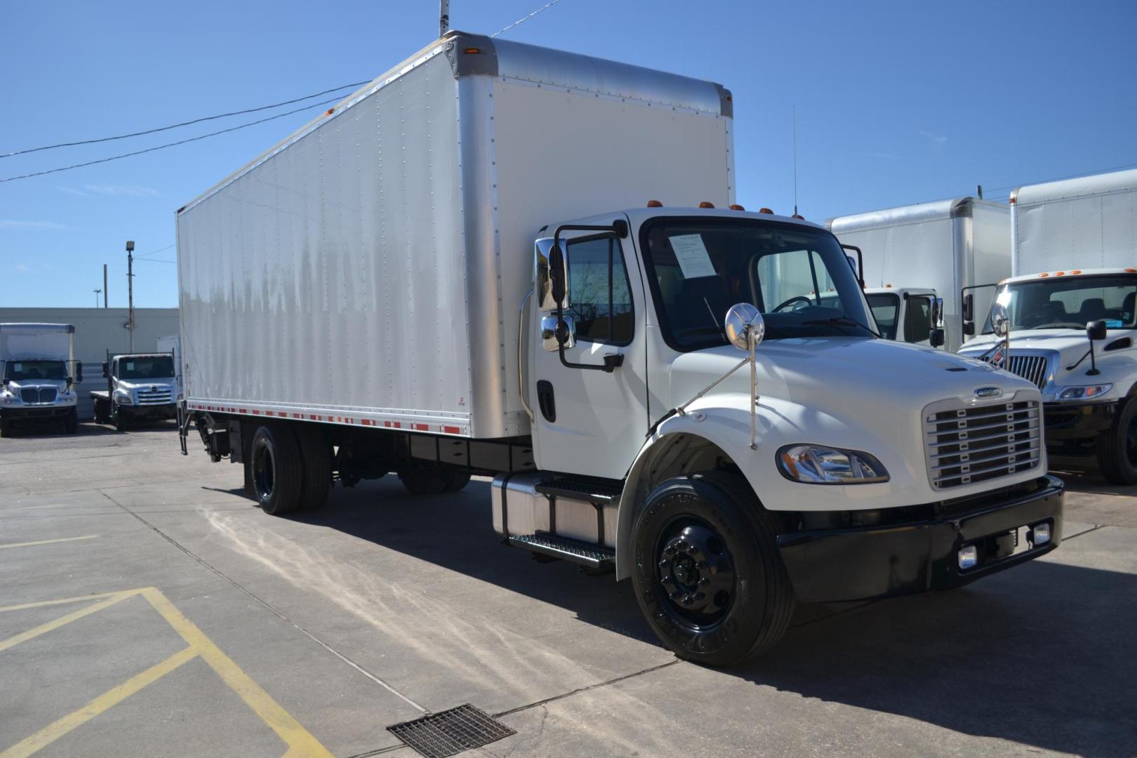 2021 WHITE /BLACK FREIGHTLINER M2-106 with an CUMMINS B6.7L 240HP engine, ALLISON 2100RDS AUTOMATIC transmission, located at 9172 North Fwy, Houston, TX, 77037, (713) 910-6868, 29.887470, -95.411903 - Photo#2