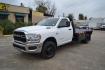 2020 WHITE /BLACK RAM 3500 with an CUMMINS 6.7L TURBO DIESEL engine, AISIN A465 6SPD AUTOMATIC transmission, located at 9172 North Fwy, Houston, TX, 77037, (713) 910-6868, 29.887470, -95.411903 - 11FT FLATBED, GOOSENECK/ BUMPER PULL HITCH, 2 X TOOL BOXES, 4X4, EXHAUST BRAKE, POWER WINDOWS, LOCKS, & MIRRORS, COLD A/C - Photo#0