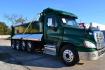 2016 GREEN /GRAY FREIGHTLINER CASCADIA 125 with an DETROIT DD16 15.6l 530 HP engine, EATON FULLER 18 SPD MANUAL transmission, located at 9172 North Fwy, Houston, TX, 77037, (713) 910-6868, 29.887470, -95.411903 - QUAD AXLE, 20 FT DUMP BODY, FULL LOCKERS, ENGINE BRAKE, ELECTRIC TARP, RATIO: 3.73, WHEELBASE: 264", FRONT AXLE: 14,600 LB, REAR AXLES: 44,000 LB, 2 X 13,000 LB PUSHER AXLES, POWER WINDOWS & LOCKS - Photo#2