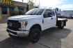 2019 WHITE /BLACK FORD F-350 with an 6.2L V8 GASOLINE engine, AUTOMATIC transmission, located at 9172 North Fwy, Houston, TX, 77037, (713) 910-6868, 29.887470, -95.411903 - Photo#0