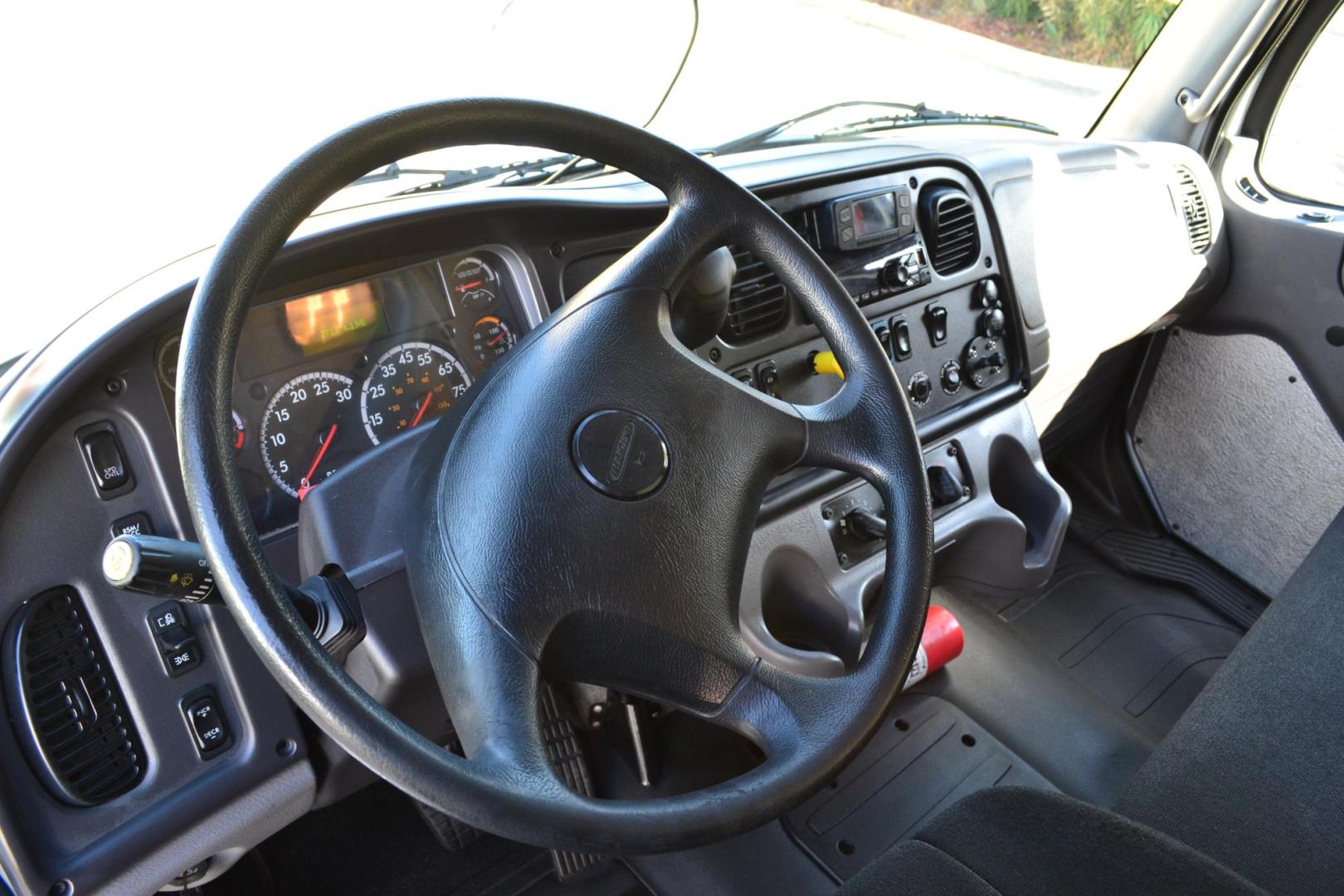 2019 WHITE /BLACK FREIGHTLINER M2-106 (3ALACWFC9KD) with an CUMMINS B6.7L 240HP engine, ALLISON 2500RDS AUTOMATIC transmission, located at 9172 North Fwy, Houston, TX, 77037, (713) 910-6868, 29.887470, -95.411903 - 26,000 LB GVWR NON CDL, MORGAN 26FT BOX, HEIGHT 103" X WIDTH 102", MAXON 3,000 LB CAPACITY ALUMINUM LIFT GATE, AIR RIDE SUSPENSION, 90 GALLON FUEL TANK, EXHAUST BRAKE, COLLISION MITIGATION WITH LANE ASSIST, POWER WINDOWS & LOCKS - Photo#15