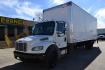 2018 WHITE /BLACK FREIGHTLINER M2-106 (3ALACWDTXJD) with an CUMMINS ISB 6.7L 240HP engine, ALLISON 2500RDS AUTOMATIC transmission, located at 9172 North Fwy, Houston, TX, 77037, (713) 910-6868, 29.887470, -95.411903 - 26,000 LB GVWR NON CDL, MORGAN 26 FT BOX, HEIGHT 103" X WIDTH 102", WALTCO 3,000 LB CAPACITY ALUMINUM LIFT GATE, AIR RIDE SUSPENSION, - Photo#0