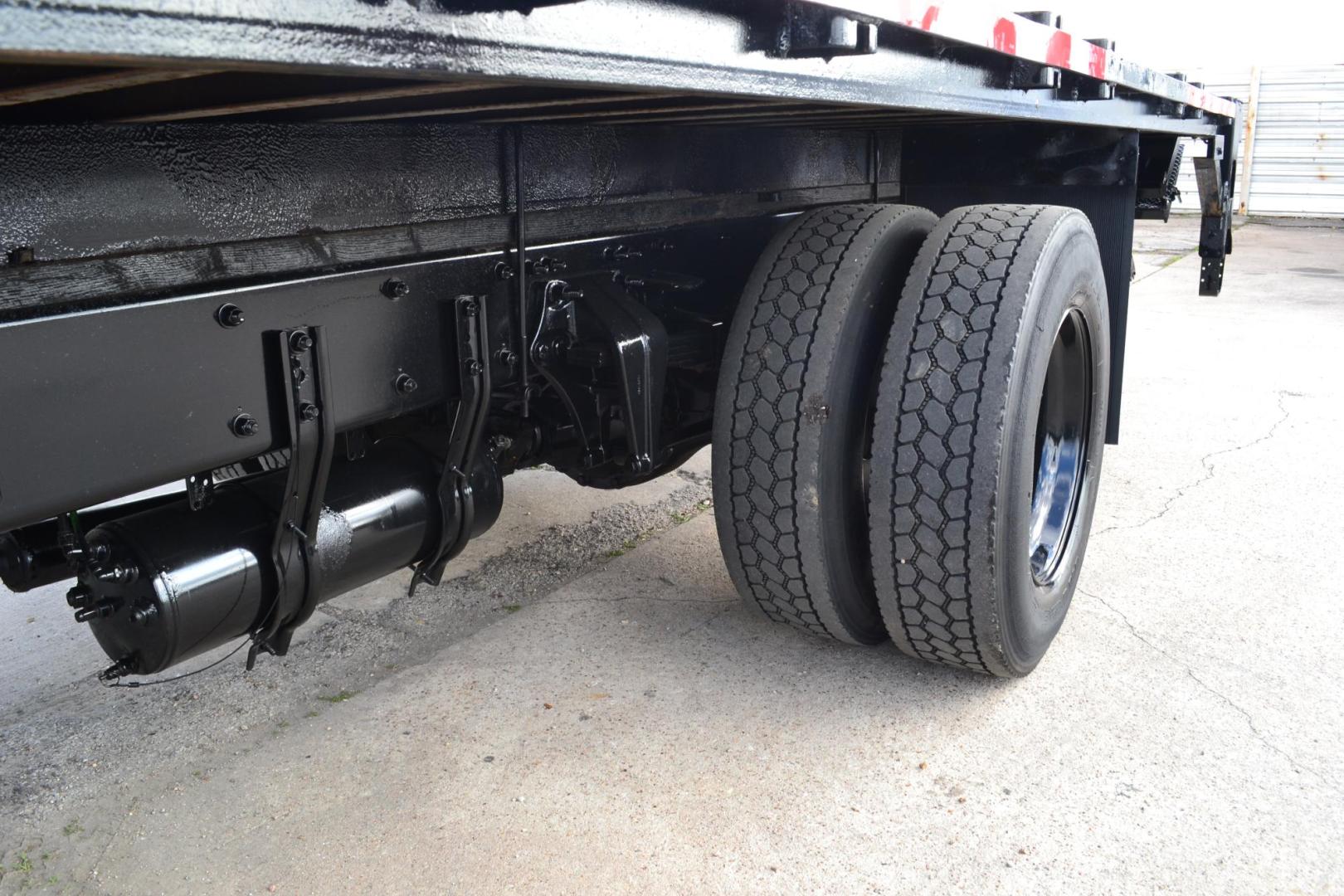 2016 BLACK /BLACK FREIGHTLINER M2-106 (3ALACWDT0GD) with an CUMMINS B6.7L 240HP engine, ALLISON 2500RDS AUTOMATIC transmission, located at 9172 North Fwy, Houston, TX, 77037, (713) 910-6868, 29.887470, -95.411903 - 26,000 LB GVWR NON CDL, 24 FT FLATBED X 100" WIDE, SPRING RIDE SUSPENSION, 100 GALLON FUEL TANK, 2,500 LB CAPACITY STEEL LIFT GATE, WB: 255", 7 X SLIDING WINCH STRAPS, , 2 X TOOL BOXES, POWER WINDOWS & LOCKS - Photo#10