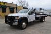 2017 WHITE /BLACK FORD F550 (1FDVFGT2HDA) with an POWERSTROKE 6.7L DIESEL engine, AUTOMATIC transmission, located at 9172 North Fwy, Houston, TX, 77037, (713) 910-6868, 29.887470, -95.411903 - 19,500 LB GVWR, 12 FT FLATBED X 96" WIDE, WHEELBASE :189", RATIO: 4.10, GOOSENECK/ BUMPER PULL HITCH, POWER WINDOWS & LOCKS, TOOL BOX - Photo#0