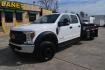 2019 WHITE /BLACK FORD F550 (1FD0W5HT8KE) with an POWERSTROKE 6.7L DIESEL engine, AUTOMATIC transmission, located at 9172 North Fwy, Houston, TX, 77037, (713) 910-6868, 29.887470, -95.411903 - Photo#0